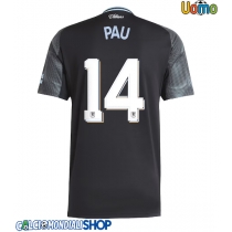 Maglie da calcio Aston Villa Pau Torres #14 Seconda Maglia 2025-26 Manica Corta